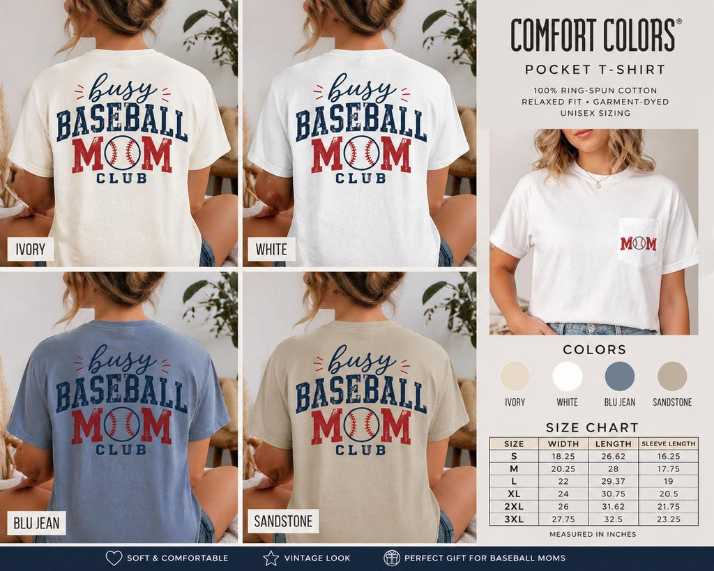 Busy Baseball Mom Tee