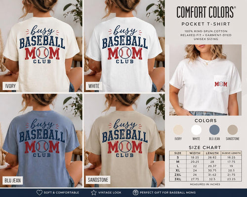 Busy Baseball Mom Tee