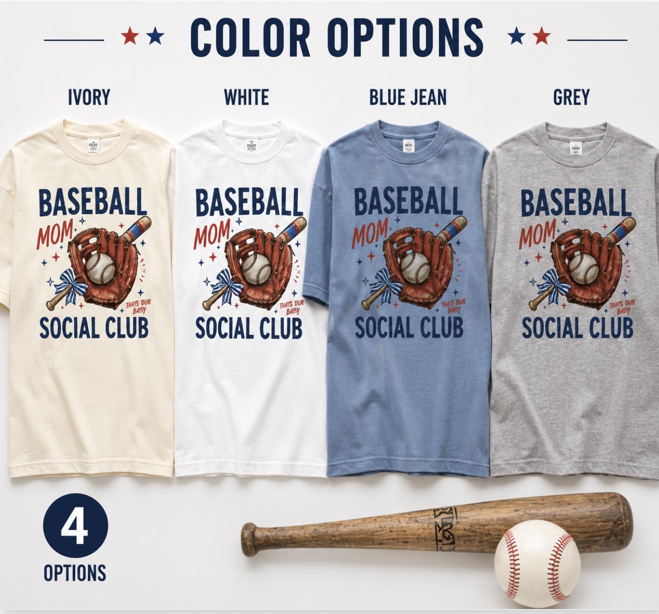 Baseball mom tshirt