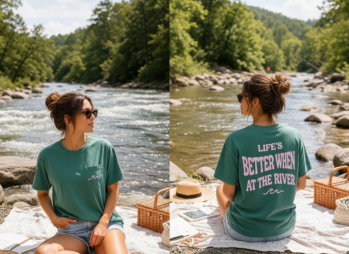 Press Society green cotton t-shirt with