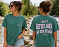 Press Society green cotton t-shirt with